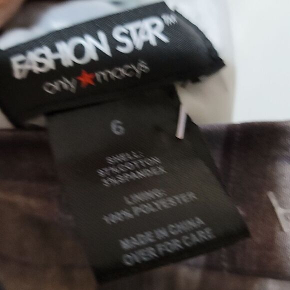 Fashion Star Gray Multicolored Dress Sz 6 - Picture 7 of 7